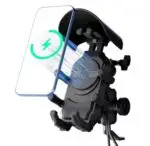 מתקן לטלפון לאופנוע עם טעינה אלחוטית