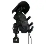 ⁦מתקן לטלפון לאופנוע עם טעינה אלחוטית⁩ – תמונה ⁦2⁩