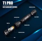 ⁦פנס טקטי עמיד במים ונפילות⁩ – תמונה ⁦2⁩