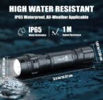 ⁦פנס טקטי עמיד במים ונפילות⁩ – תמונה ⁦3⁩